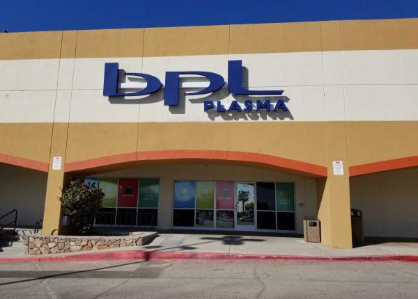 BPL Plasma located on Dyer St, El Paso is accepting donations of plasma and you earn good money.